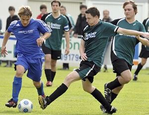 Immer noch die Hauptsache: Der Fußball steht im Mittelpunkt