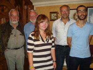 Die Führung der SPD Freystadt (v. l. n. r: Klaus Franz, Alfred Kett, Anna Keßler, Stefan Großhauser, Hakan Aktan)