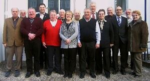 Die neue Unterbezirksvorstandschaft der AG „60-plus“ mit Alfred Kett